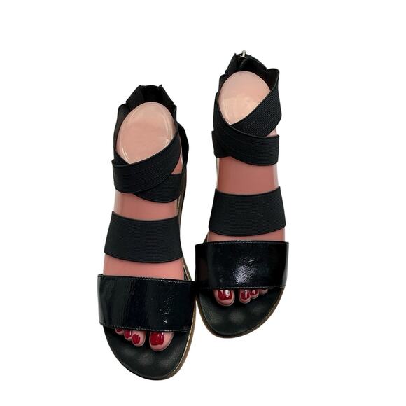 Eileen Fisher Shoes - Eileen Fisher Sport Tumbled Patent Leather Sneaker Sandal Size 7.5 Women’s